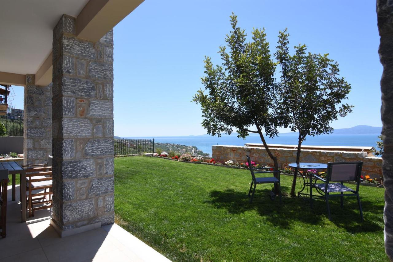 Villa Dafni - Infinite Sea Vistas With Private Pool Kalamáta Kültér fotó